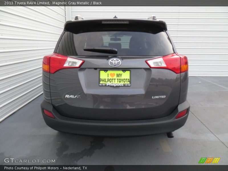 Magnetic Gray Metallic / Black 2013 Toyota RAV4 Limited