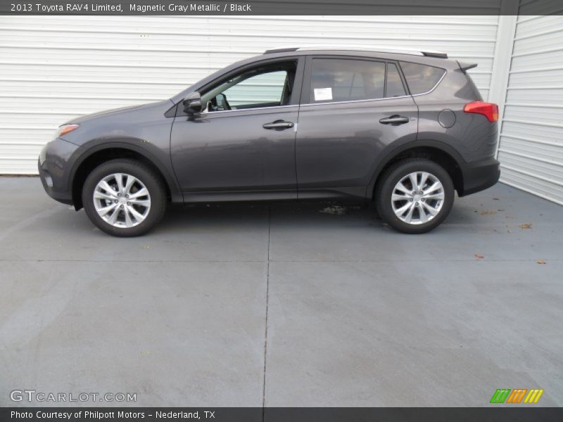 Magnetic Gray Metallic / Black 2013 Toyota RAV4 Limited