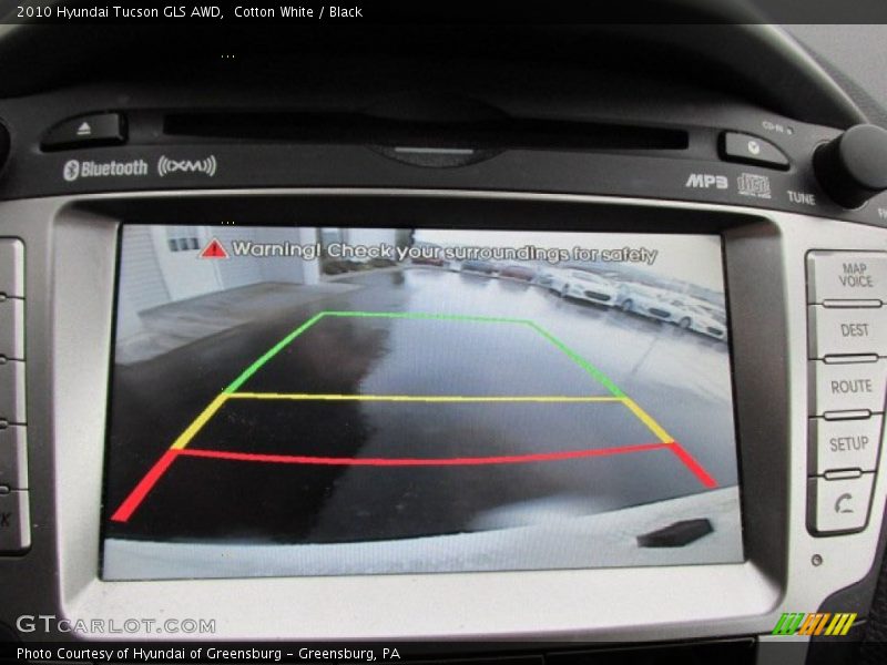 Cotton White / Black 2010 Hyundai Tucson GLS AWD