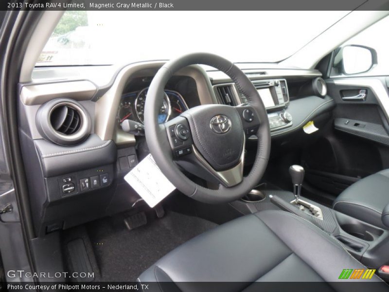 Magnetic Gray Metallic / Black 2013 Toyota RAV4 Limited
