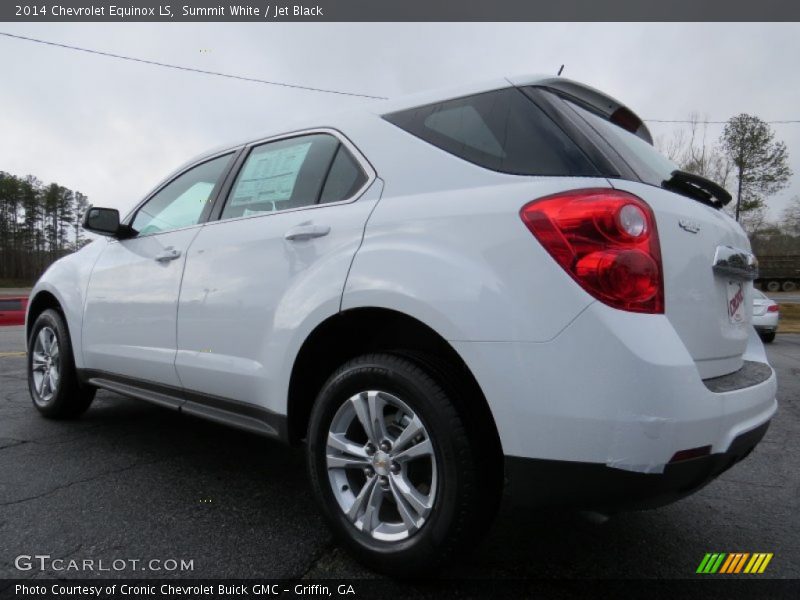 Summit White / Jet Black 2014 Chevrolet Equinox LS