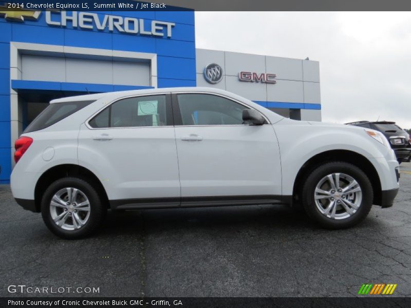 Summit White / Jet Black 2014 Chevrolet Equinox LS
