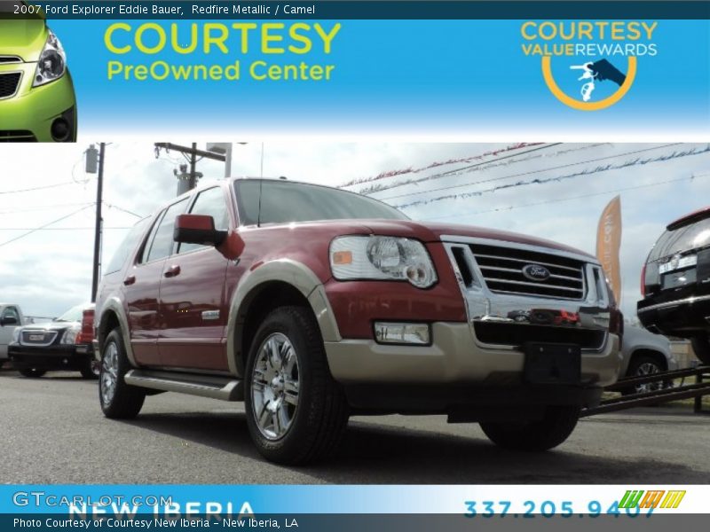 Redfire Metallic / Camel 2007 Ford Explorer Eddie Bauer
