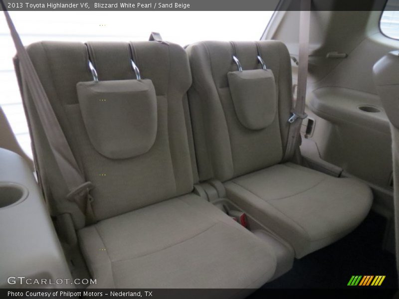 Blizzard White Pearl / Sand Beige 2013 Toyota Highlander V6