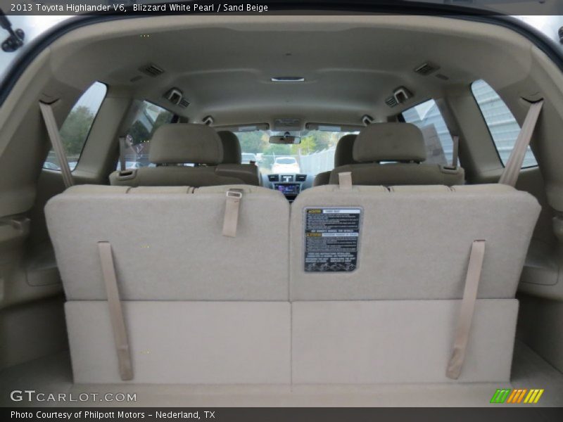 Blizzard White Pearl / Sand Beige 2013 Toyota Highlander V6