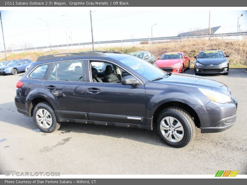 Graphite Gray Metallic / Off Black 2011 Subaru Outback 2.5i Wagon