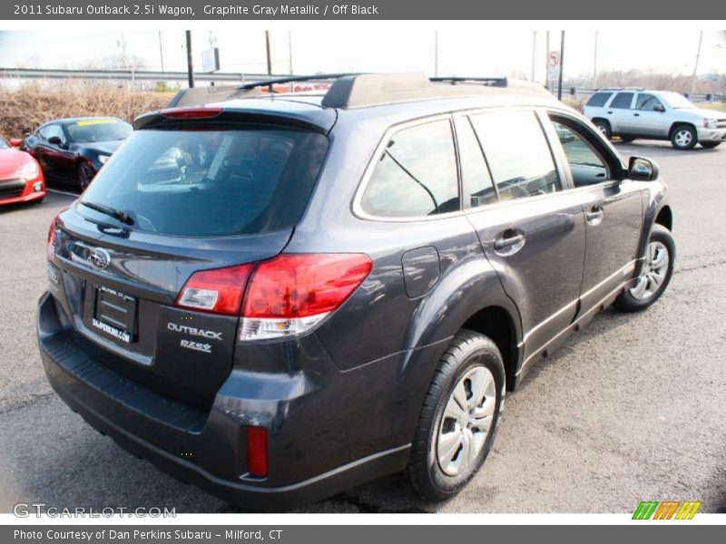 Graphite Gray Metallic / Off Black 2011 Subaru Outback 2.5i Wagon