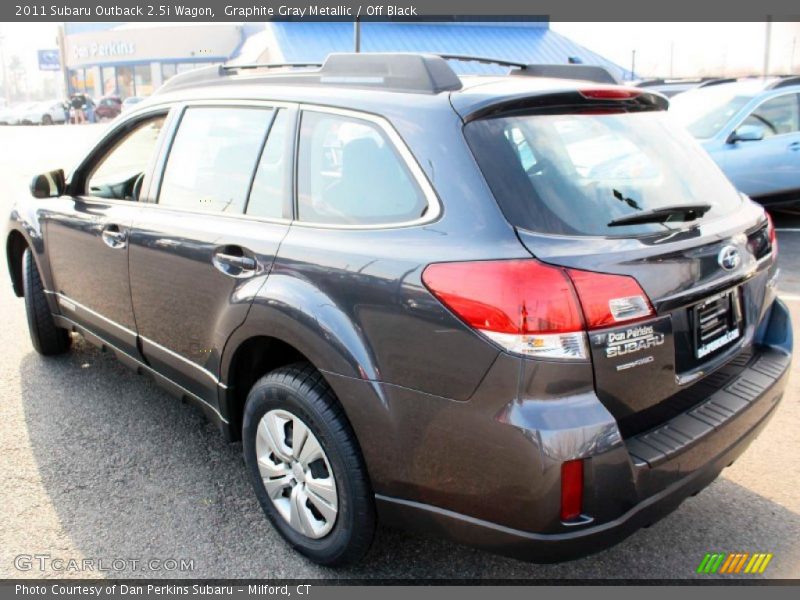 Graphite Gray Metallic / Off Black 2011 Subaru Outback 2.5i Wagon