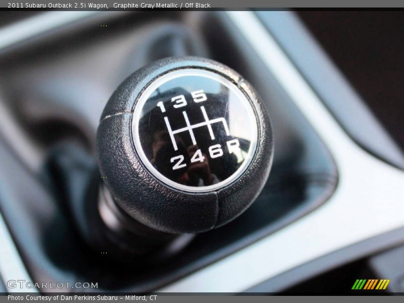 Graphite Gray Metallic / Off Black 2011 Subaru Outback 2.5i Wagon