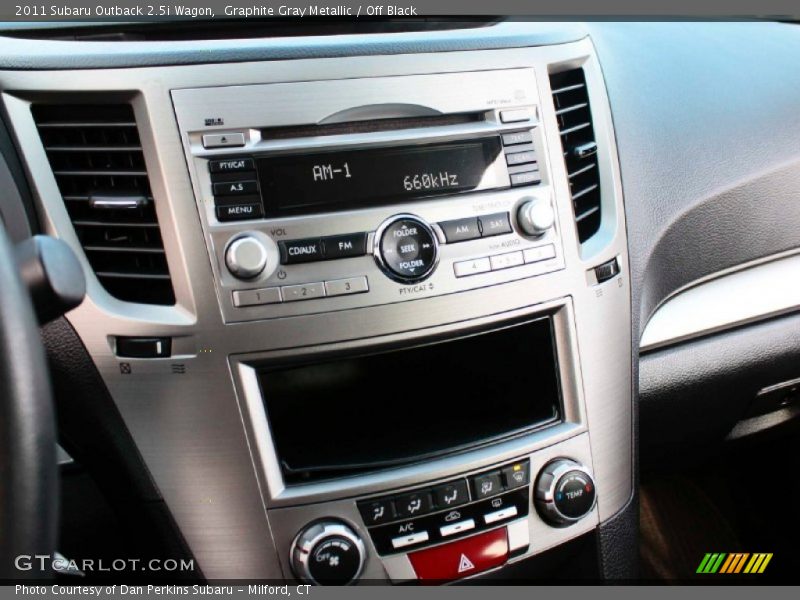 Graphite Gray Metallic / Off Black 2011 Subaru Outback 2.5i Wagon