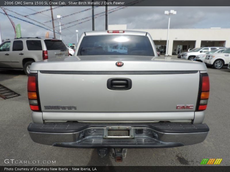 Silver Birch Metallic / Dark Pewter 2006 GMC Sierra 1500 SL Crew Cab