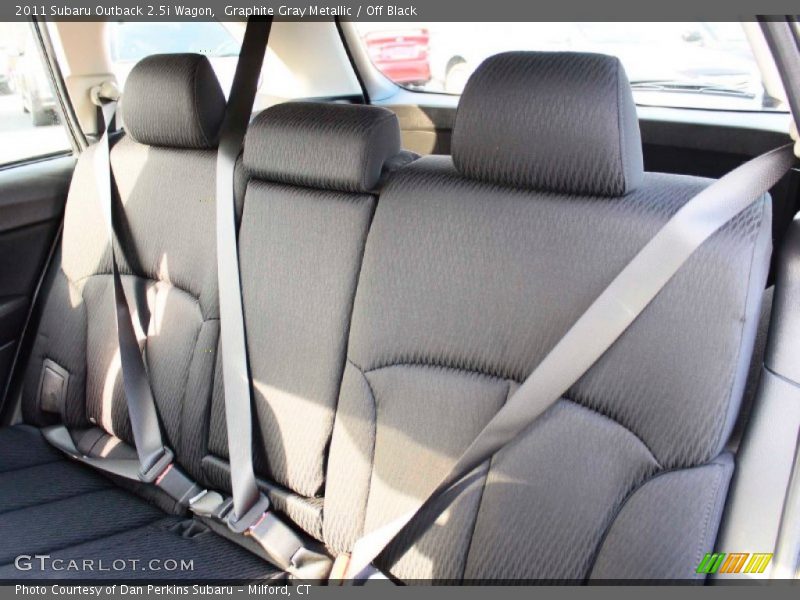 Graphite Gray Metallic / Off Black 2011 Subaru Outback 2.5i Wagon