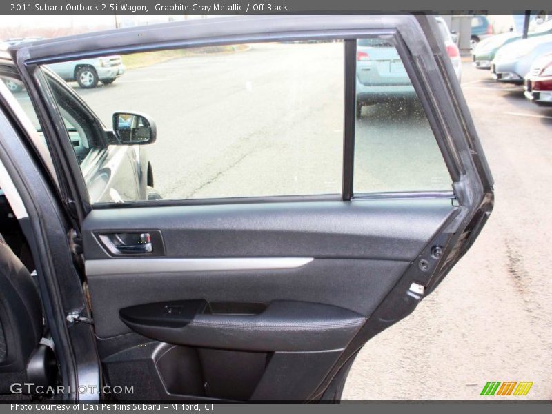 Graphite Gray Metallic / Off Black 2011 Subaru Outback 2.5i Wagon