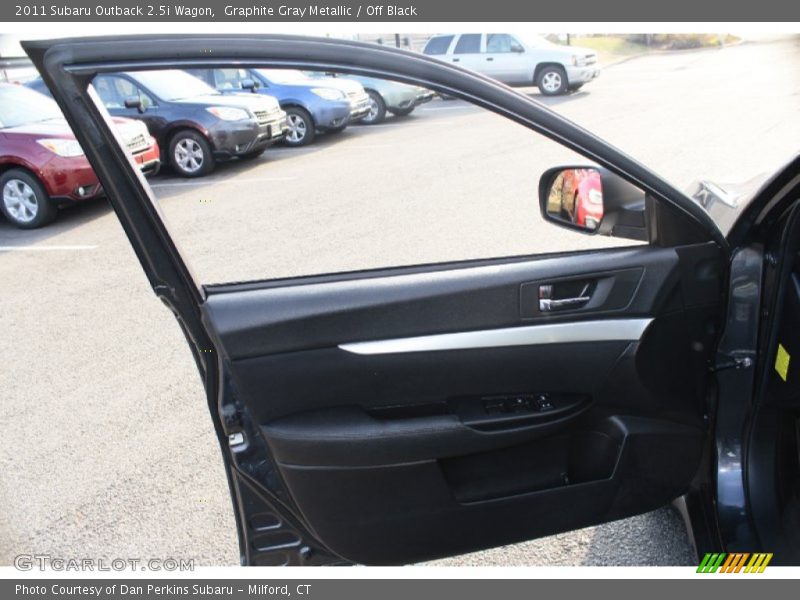 Graphite Gray Metallic / Off Black 2011 Subaru Outback 2.5i Wagon