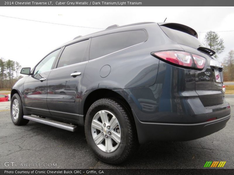 Cyber Grey Metallic / Dark Titanium/Light Titanium 2014 Chevrolet Traverse LT
