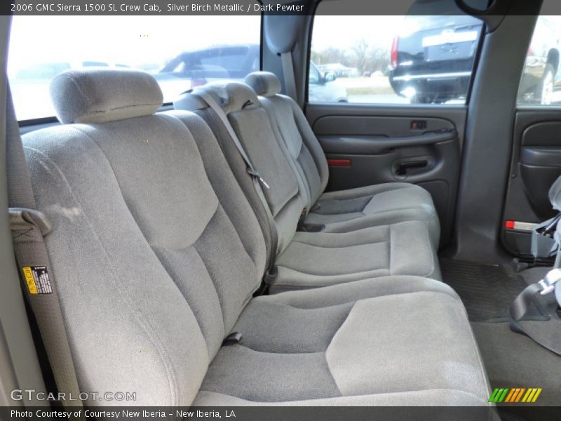 Silver Birch Metallic / Dark Pewter 2006 GMC Sierra 1500 SL Crew Cab