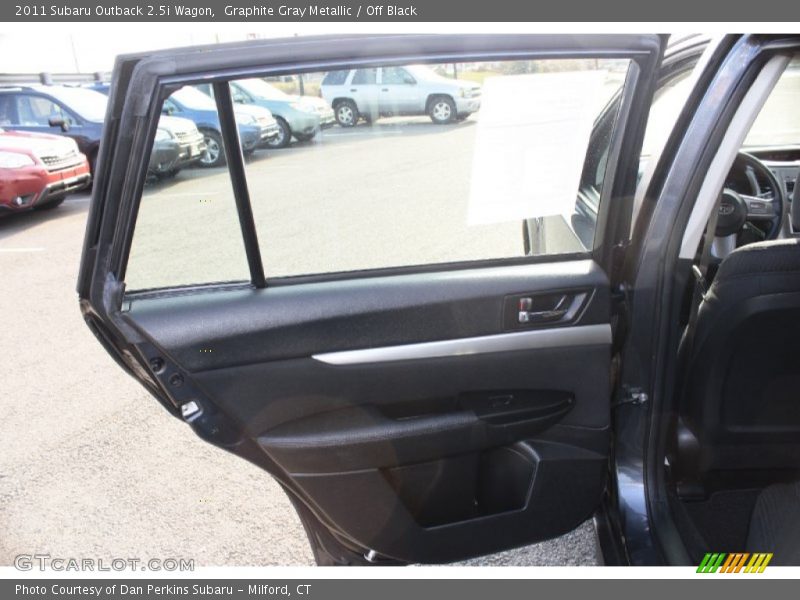 Graphite Gray Metallic / Off Black 2011 Subaru Outback 2.5i Wagon