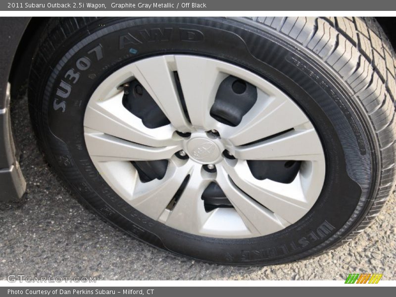 Graphite Gray Metallic / Off Black 2011 Subaru Outback 2.5i Wagon