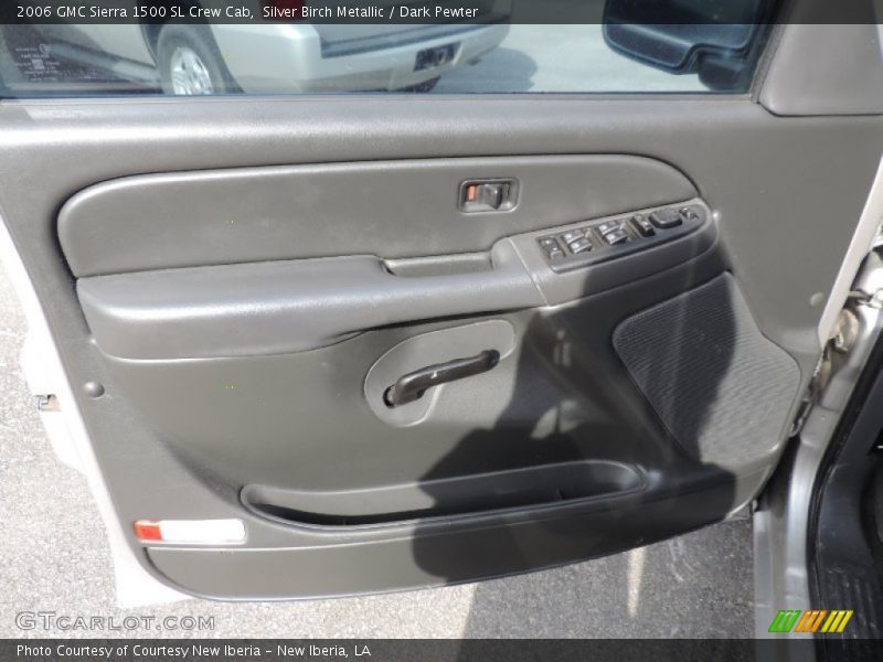 Silver Birch Metallic / Dark Pewter 2006 GMC Sierra 1500 SL Crew Cab