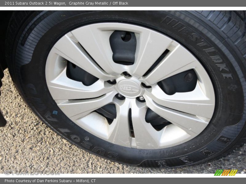 Graphite Gray Metallic / Off Black 2011 Subaru Outback 2.5i Wagon