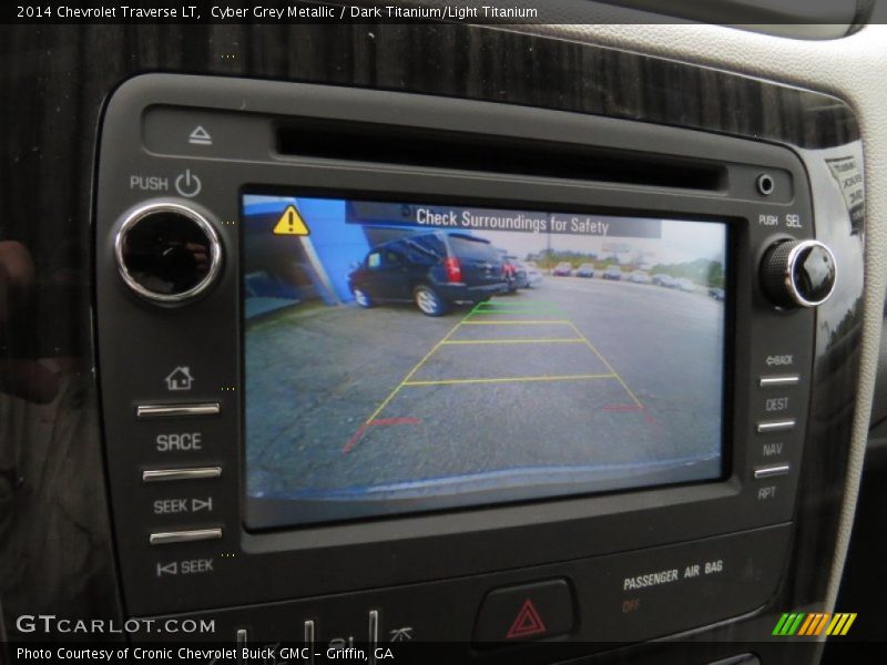 Cyber Grey Metallic / Dark Titanium/Light Titanium 2014 Chevrolet Traverse LT