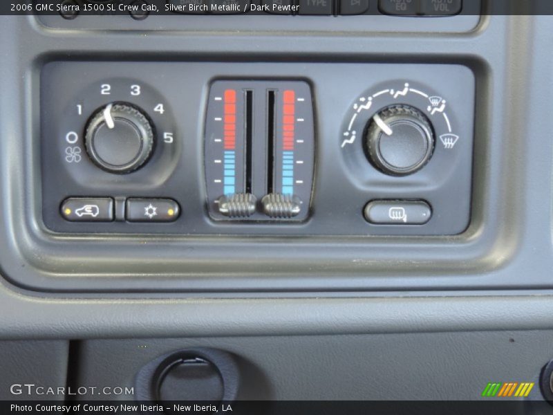 Silver Birch Metallic / Dark Pewter 2006 GMC Sierra 1500 SL Crew Cab