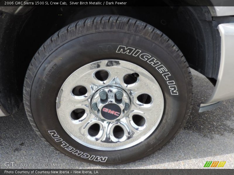 Silver Birch Metallic / Dark Pewter 2006 GMC Sierra 1500 SL Crew Cab