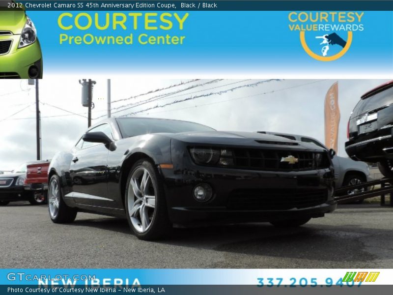 Black / Black 2012 Chevrolet Camaro SS 45th Anniversary Edition Coupe