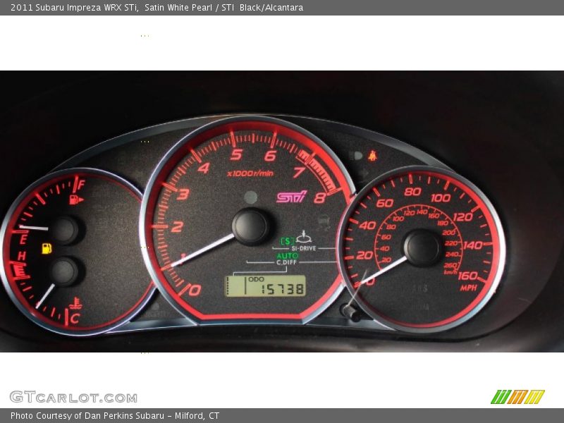  2011 Impreza WRX STi WRX STi Gauges