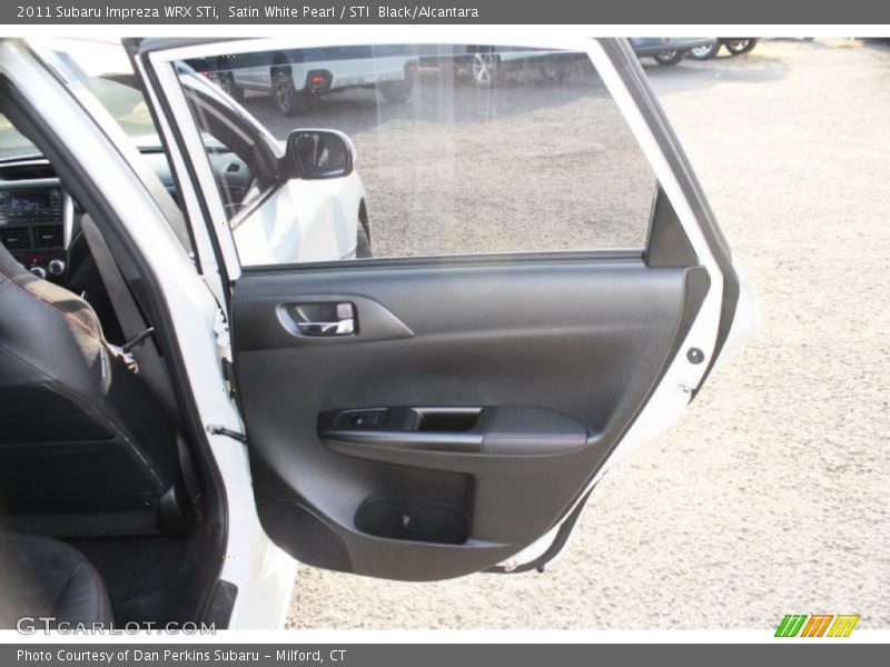 Satin White Pearl / STI  Black/Alcantara 2011 Subaru Impreza WRX STi