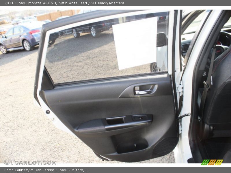 Satin White Pearl / STI  Black/Alcantara 2011 Subaru Impreza WRX STi