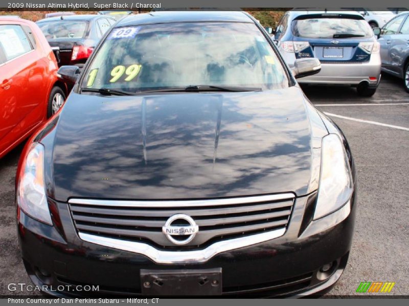 Super Black / Charcoal 2009 Nissan Altima Hybrid