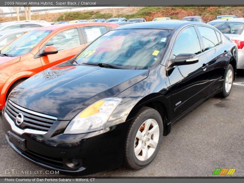 Super Black / Charcoal 2009 Nissan Altima Hybrid