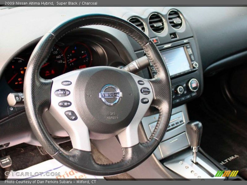 Super Black / Charcoal 2009 Nissan Altima Hybrid
