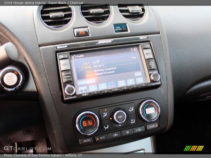 Super Black / Charcoal 2009 Nissan Altima Hybrid