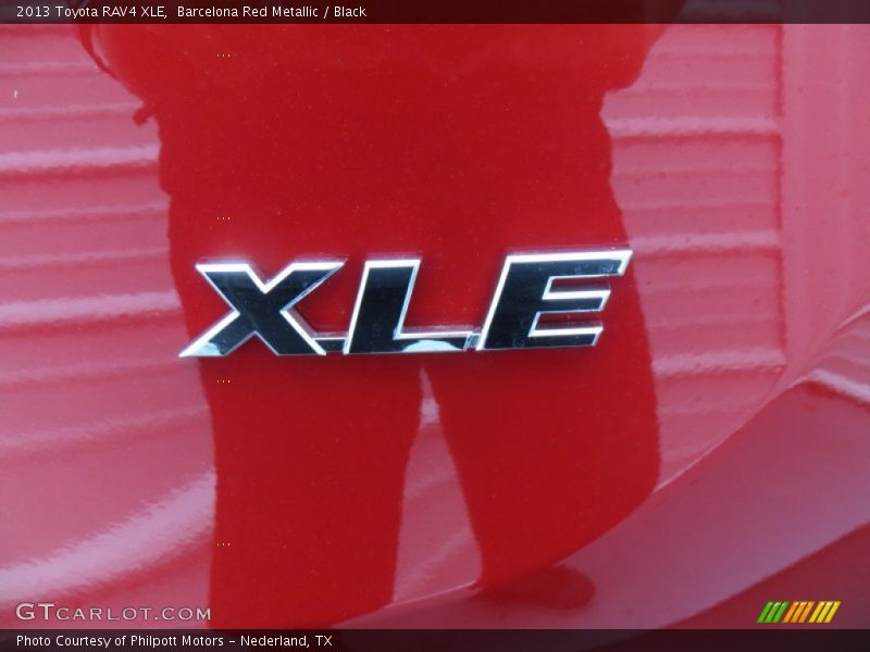 Barcelona Red Metallic / Black 2013 Toyota RAV4 XLE