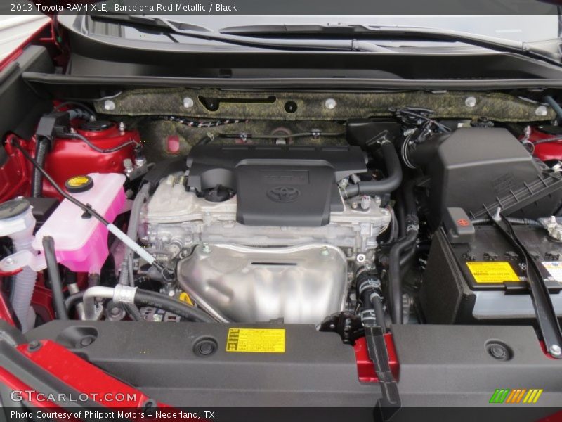 Barcelona Red Metallic / Black 2013 Toyota RAV4 XLE