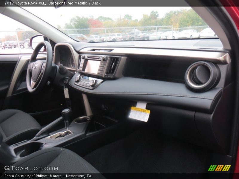Barcelona Red Metallic / Black 2013 Toyota RAV4 XLE