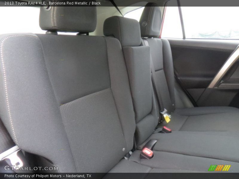 Barcelona Red Metallic / Black 2013 Toyota RAV4 XLE