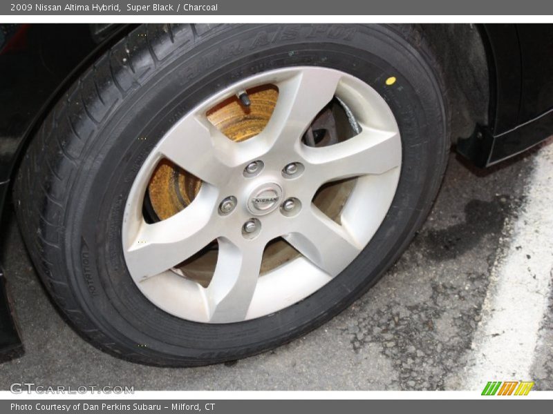 Super Black / Charcoal 2009 Nissan Altima Hybrid