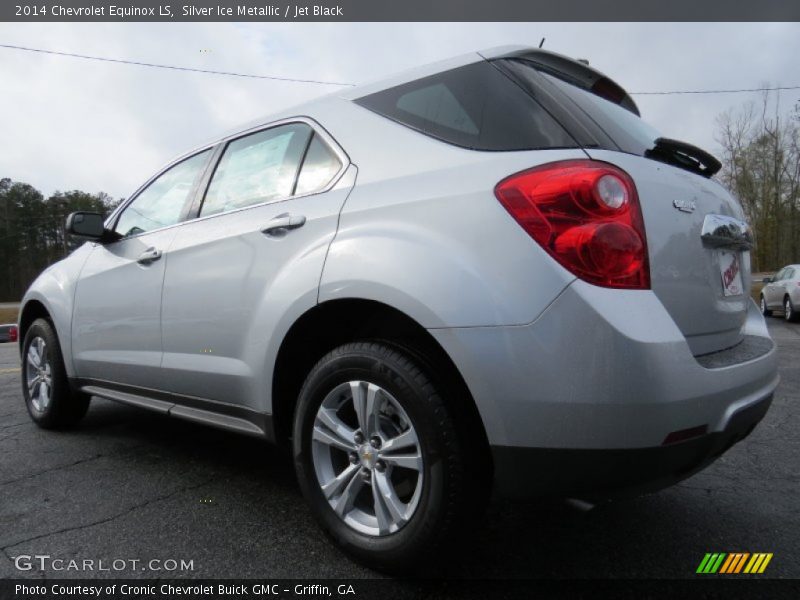 Silver Ice Metallic / Jet Black 2014 Chevrolet Equinox LS