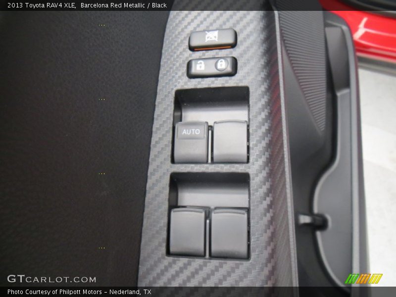 Barcelona Red Metallic / Black 2013 Toyota RAV4 XLE
