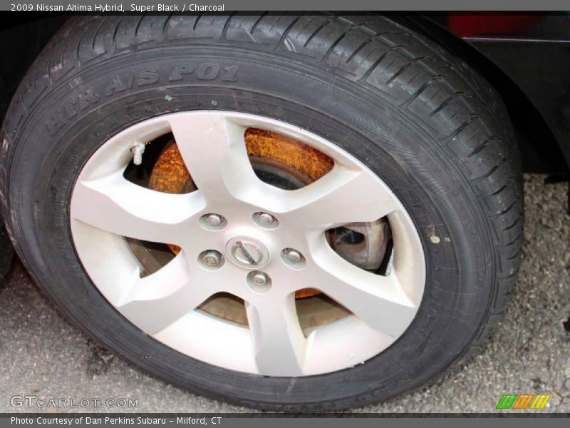 Super Black / Charcoal 2009 Nissan Altima Hybrid