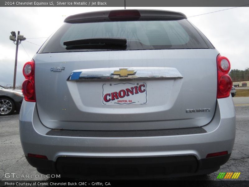 Silver Ice Metallic / Jet Black 2014 Chevrolet Equinox LS
