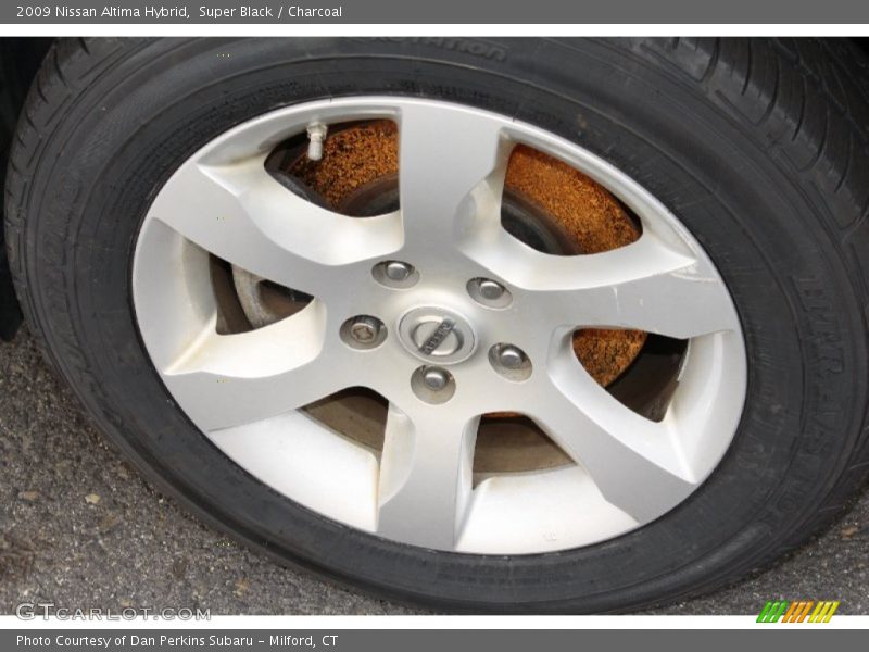 Super Black / Charcoal 2009 Nissan Altima Hybrid