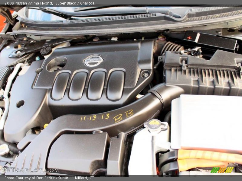 Super Black / Charcoal 2009 Nissan Altima Hybrid