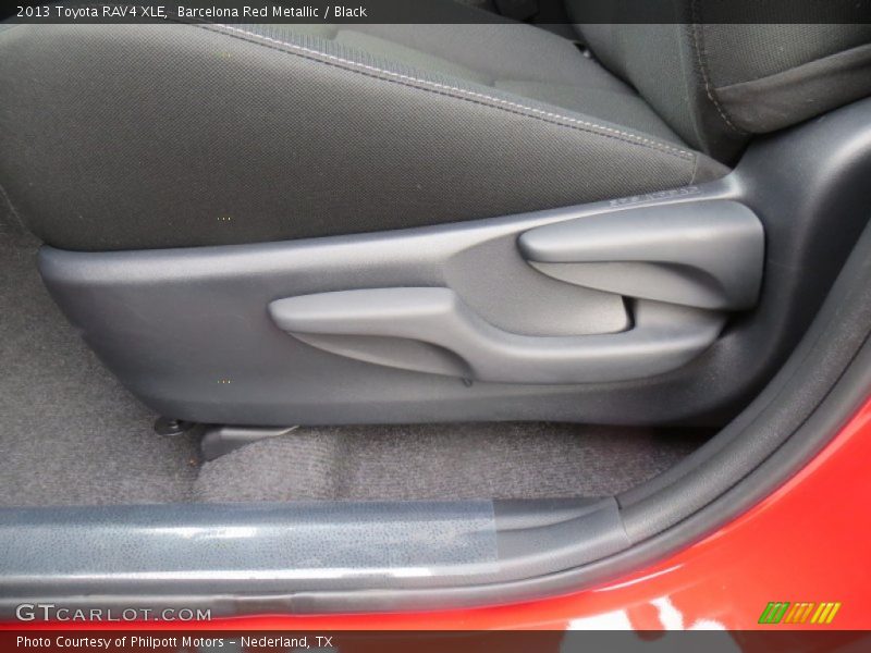 Barcelona Red Metallic / Black 2013 Toyota RAV4 XLE