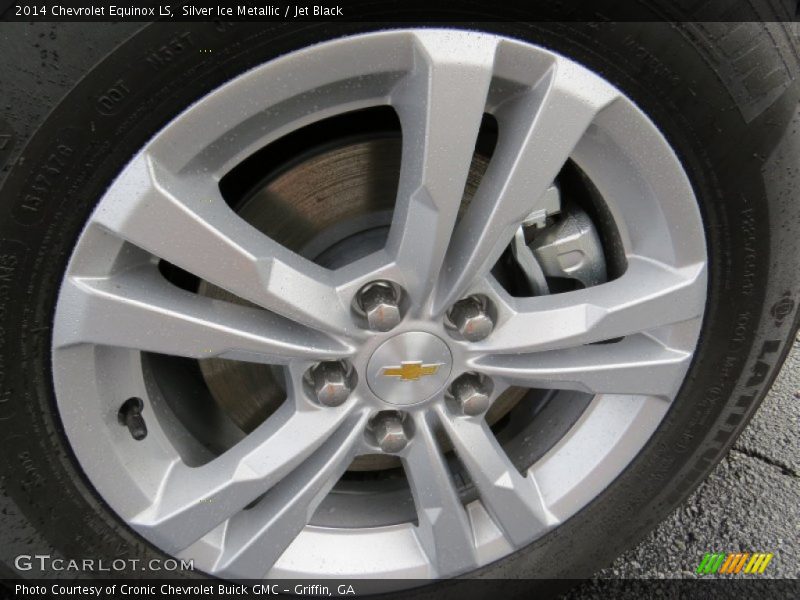 Silver Ice Metallic / Jet Black 2014 Chevrolet Equinox LS