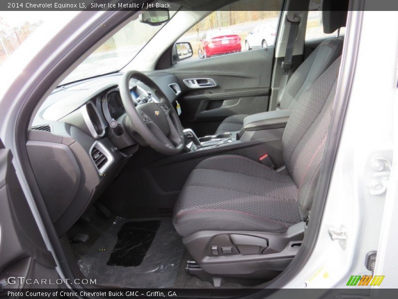 Silver Ice Metallic / Jet Black 2014 Chevrolet Equinox LS
