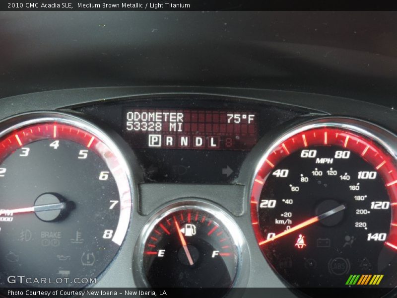 Medium Brown Metallic / Light Titanium 2010 GMC Acadia SLE